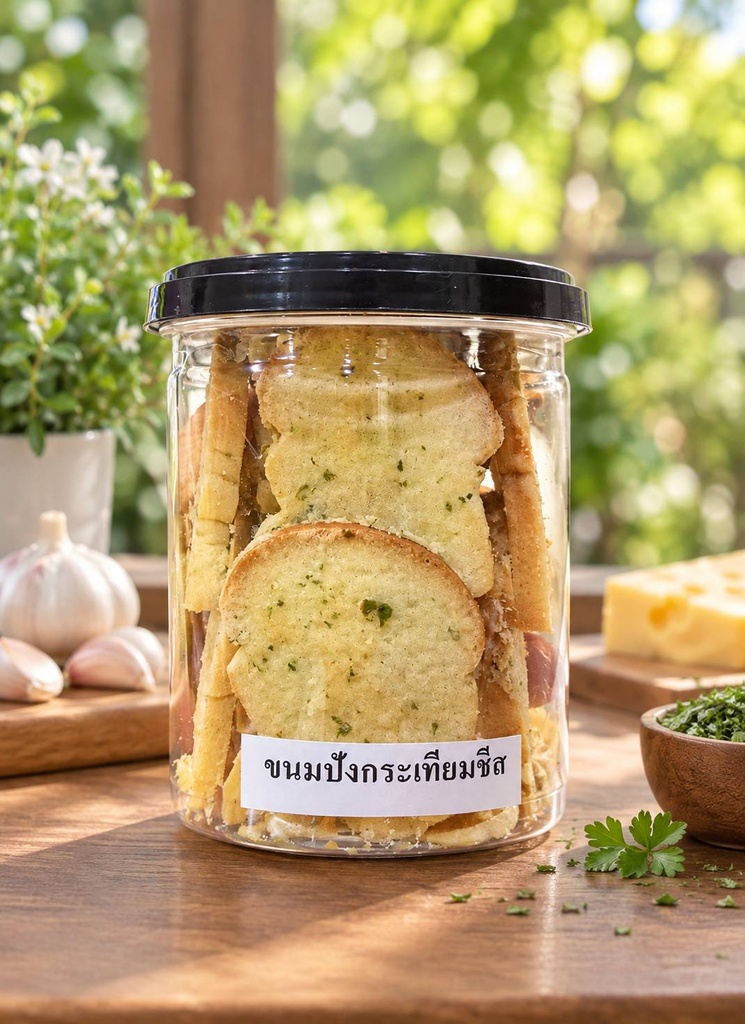ขนมปังกระเทียมชีส*10pcs